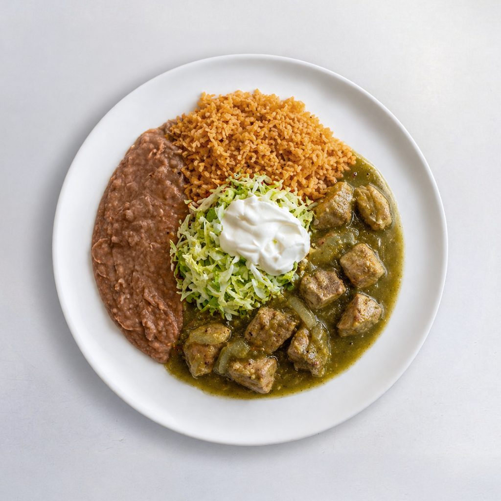 Chile Verde Mexi-Plate.