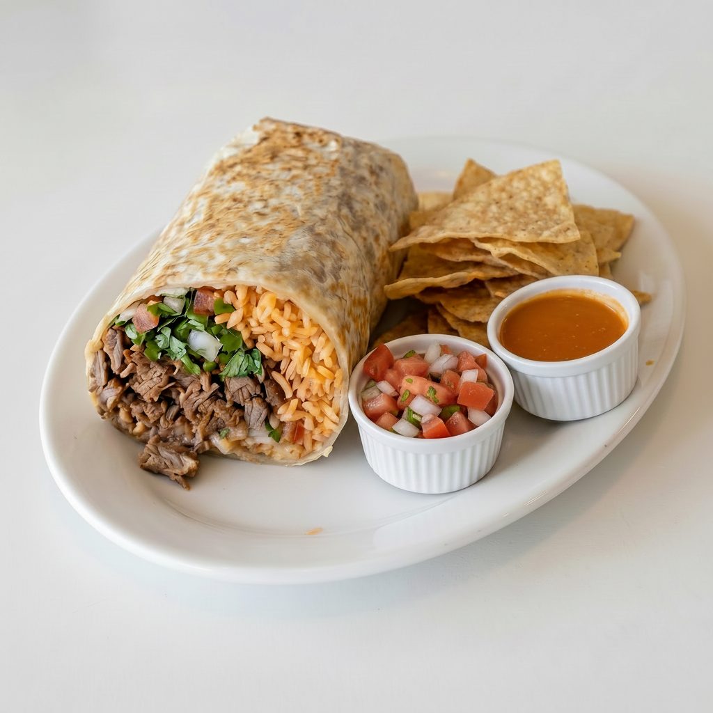 Burrito Super Al Pastor.