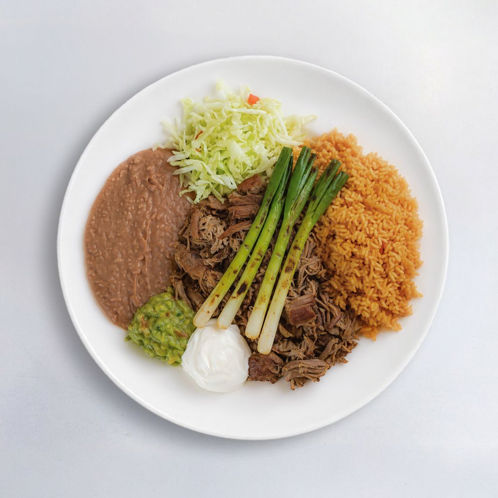 Carnitas Mexi-Plate.