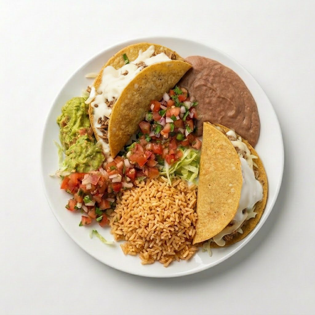 2 Crispy Tacos Combo.