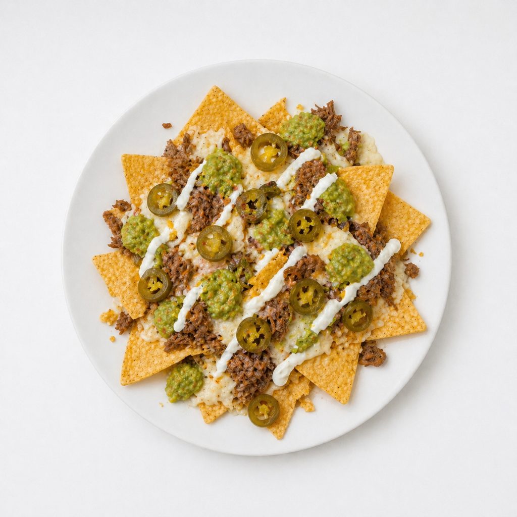 Super Nachos w/Meat.