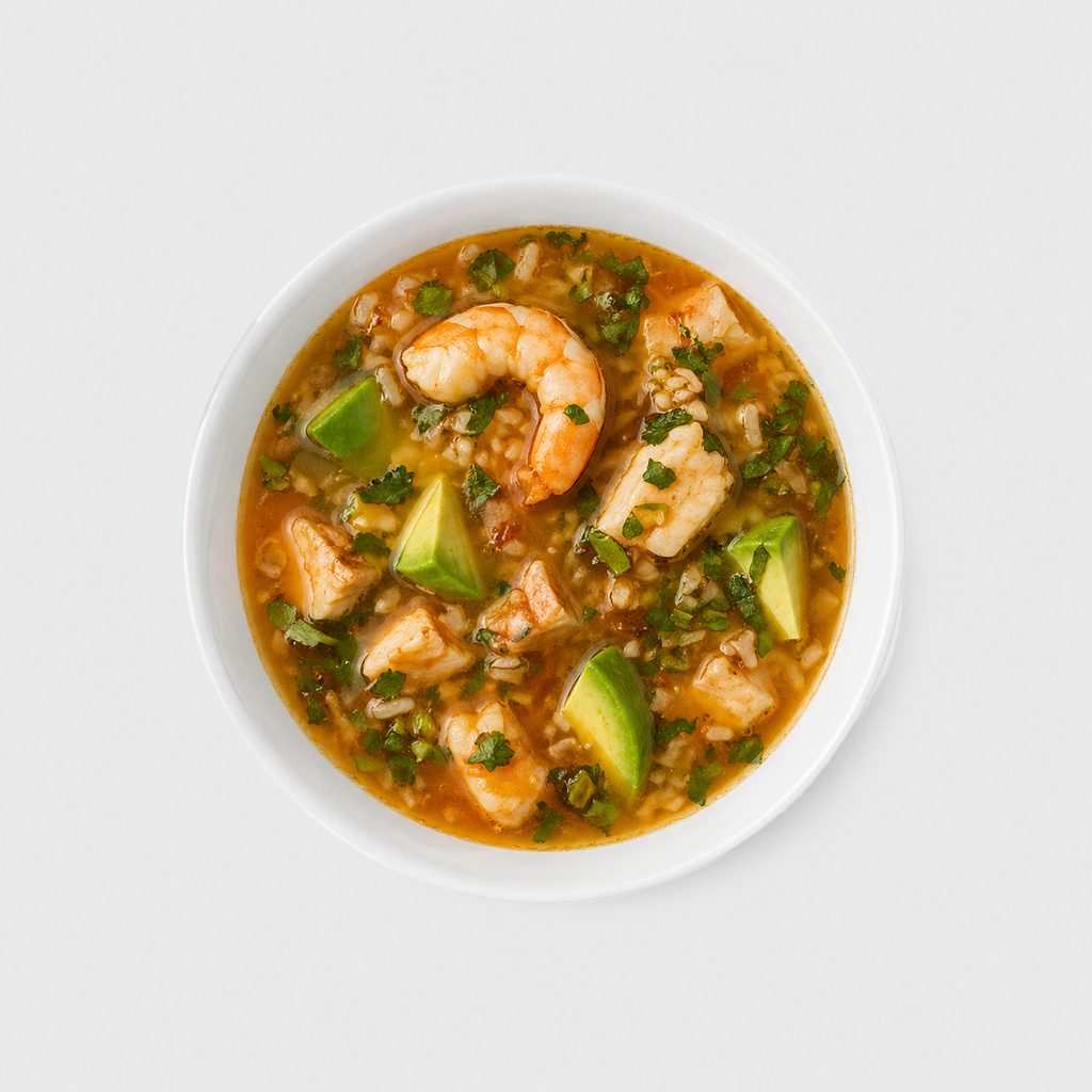 Ceviche Coctel.