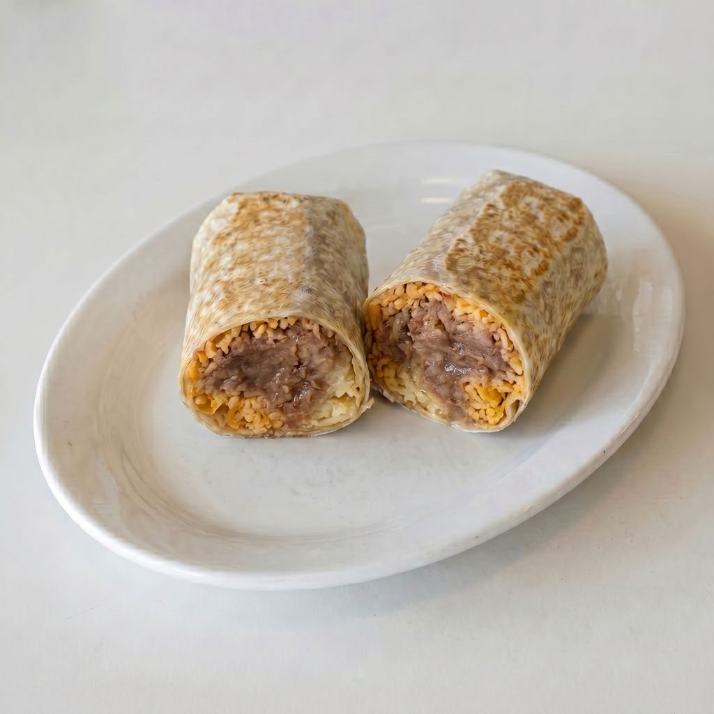 Burrito Frijoles Arroz Queso.